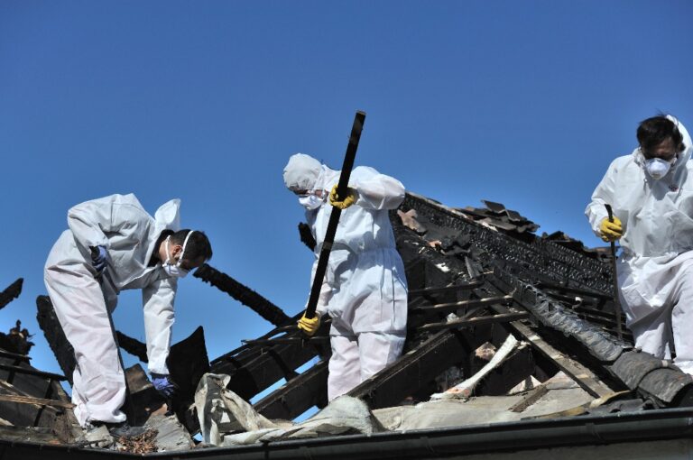 Schadensbeurteilung nach Brandschaden im Haus
